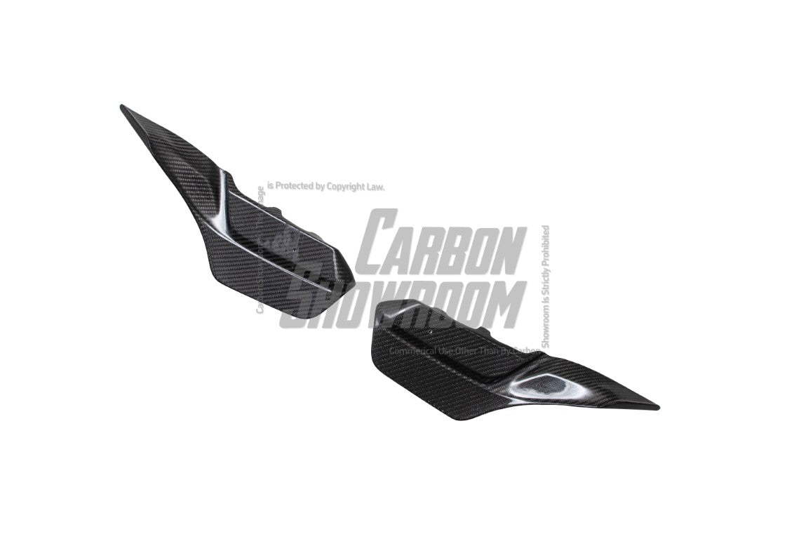 Future Design FD Carbon Fiber UPPER VALENCES for Porsche Taycan 4 & 4S - Performance SpeedShop