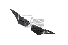 Future Design FD Carbon Fiber UPPER VALENCES for Porsche Taycan 4 & 4S - Performance SpeedShop