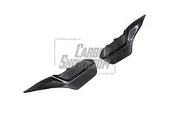 Future Design FD Carbon Fiber UPPER VALENCES for Porsche Taycan 4 & 4S - Performance SpeedShop