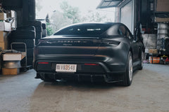 Future Design FD Carbon Fiber REAR DIFFUSER for Porsche Taycan Base & 4S - Performance SpeedShop