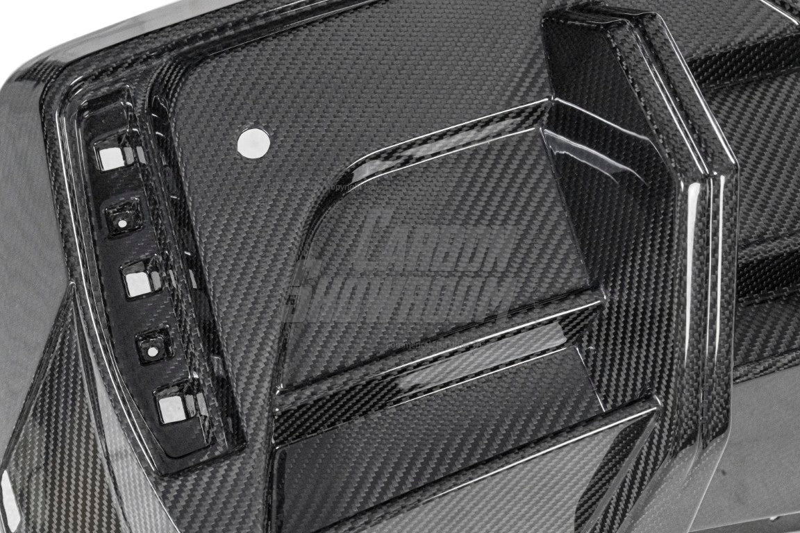 BMW X2 IX2 sDrive28i xDrive28i U10 (with M-Sport bumper) 2024-ON with Aftermarket Parts - Rear Diffuser Dry Pre-preg Carbon Fiber / FRP from Future Design