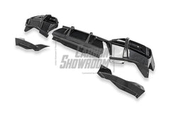 BMW X2 IX2 sDrive28i xDrive28i U10 (with M-Sport bumper) 2024-ON with Aftermarket Parts - Rear Diffuser Dry Pre-preg Carbon Fiber / FRP from Future Design