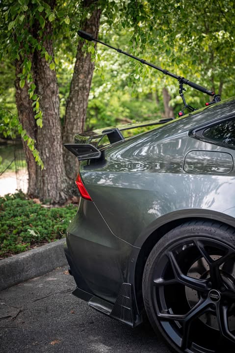 Audi RS7 C7 2014 2015 2016 2017 2018 with Aftermarket Parts - Rear Wing Spoiler Carbon Fiber / FRP from Future Design