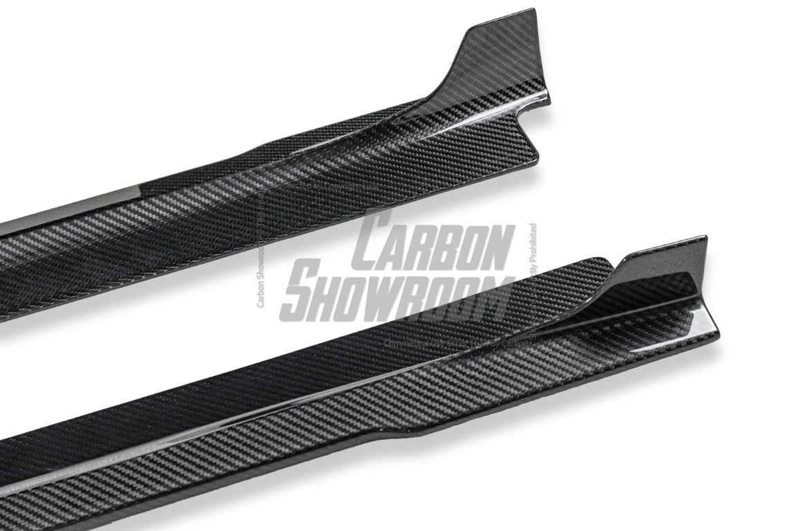 BMW X2 IX2 M35i sDrive28i xDrive28i U10 (with M-Sport bumper) 2024-ON with Aftermarket Parts - Side Skirts Dry Pre-preg Carbon Fiber / FRP from Future Design