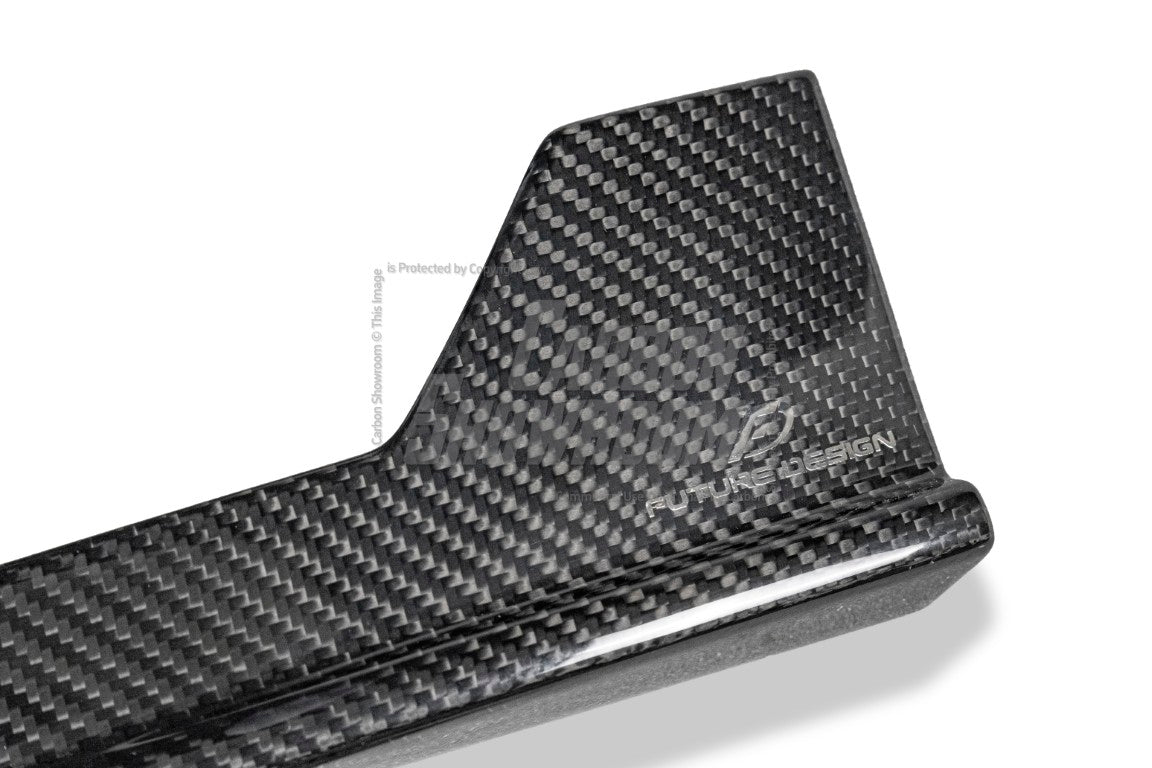 BMW X2 IX2 M35i sDrive28i xDrive28i U10 (with M-Sport bumper) 2024-ON with Aftermarket Parts - V2 Front Lip Pre-preg Carbon Fiber / FRP from Future Design