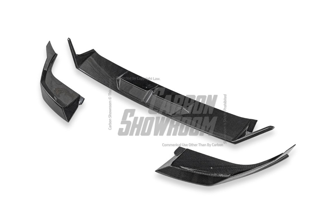 BMW X2 IX2 M35i sDrive28i xDrive28i U10 (with M-Sport bumper) 2024-ON with Aftermarket Parts - V2 Front Lip Pre-preg Carbon Fiber / FRP from Future Design