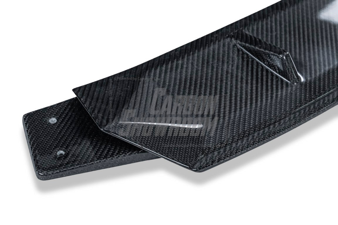 Future Design FD Carbon Fiber FRONT LIP SPLITTER for Volkswagen Golf GTI MK8 - Performance SpeedShop