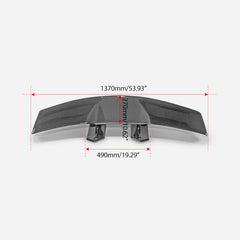 Subaru BRZ ZD8 2022 2023 2024 & Toyota GR86 ZN8 2022 2023 2024 with Aftermarket Parts - VRSA1 Style Rear Spoiler Pre-preg Carbon Fiber from EPR USA