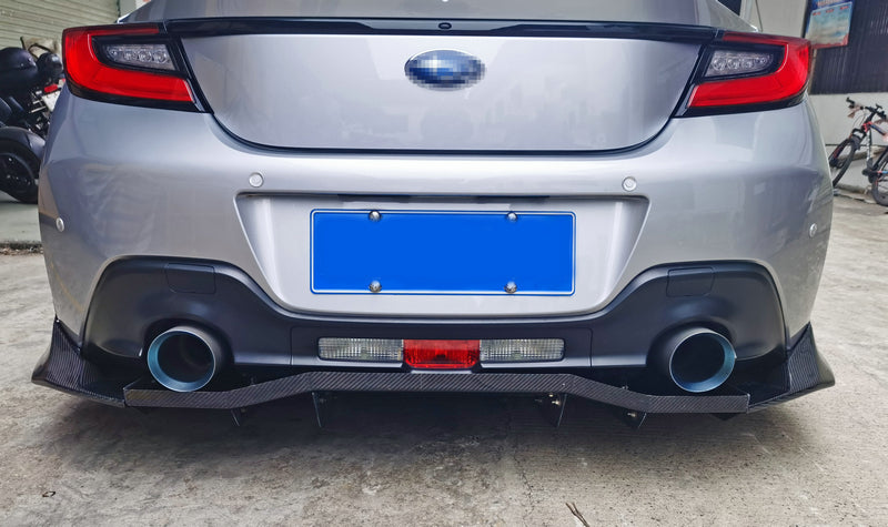 Subaru BRZ ZD8 2022 2023 2024 & Toyota GR86 ZN8 2022 2023 2024 with Aftermarket Parts - VRSA1 Style Rear Diffuser Pre-preg Carbon Fiber from EPR USA