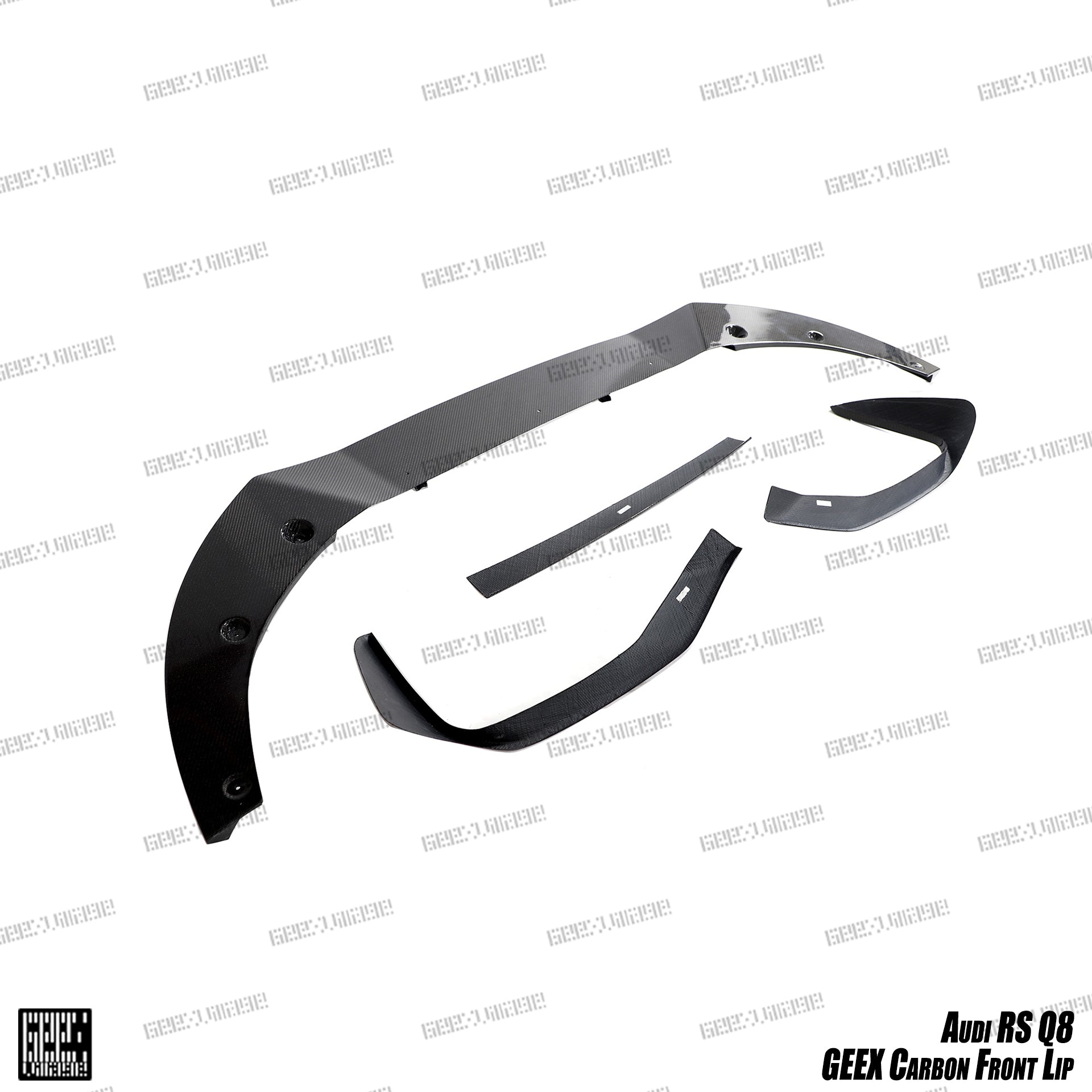 Audi RSQ8 2021-ON with Aftermarket Parts - Front Lip Carbon Fiber from Geex Village