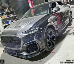 Audi RSQ8 2021-ON with Aftermarket Parts - Front Lip Carbon Fiber from Geex Village