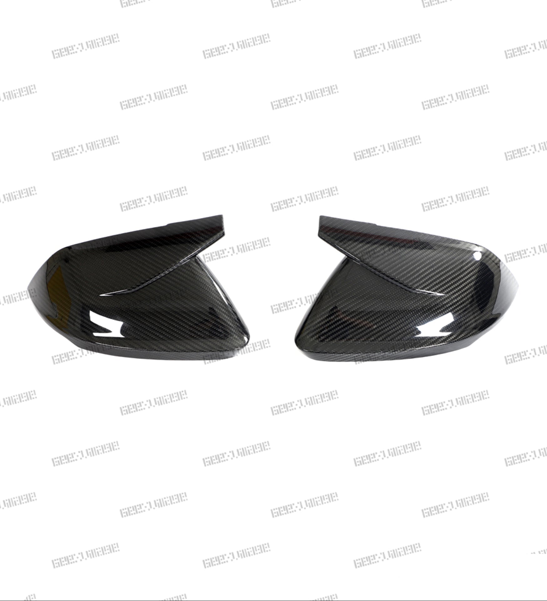 Audi RSQ8 SQ8 Q8 2020-ON with Aftermarket Parts - Mirror Covers Pre-preg Carbon Fiber from Geex Village