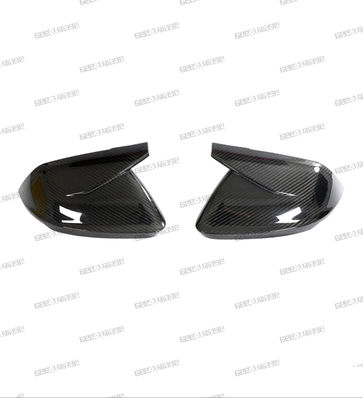 Audi RSQ8 SQ8 Q8 2020-ON with Aftermarket Parts - Mirror Covers Pre-preg Carbon Fiber from Geex Village