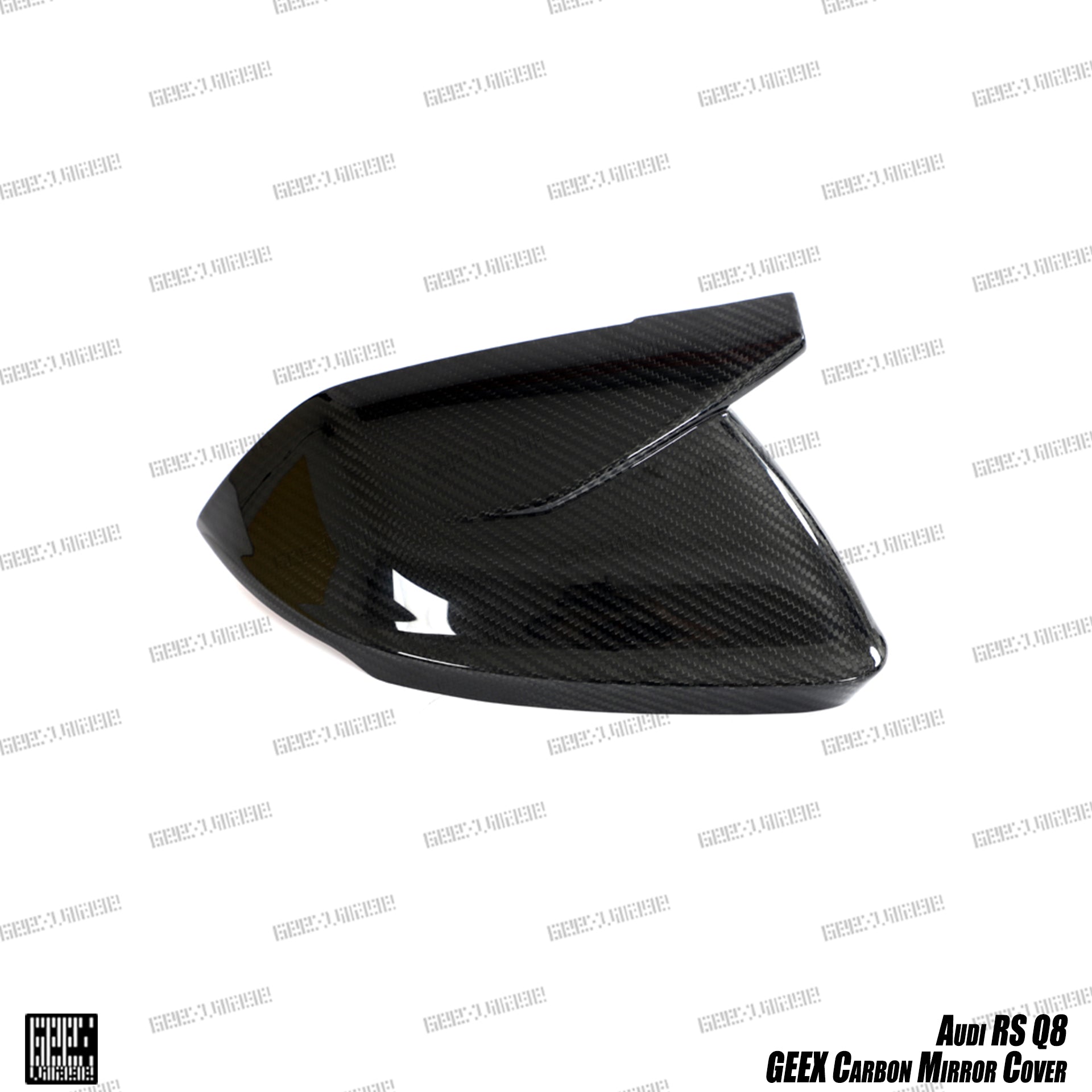 Audi RSQ8 SQ8 Q8 2020-ON with Aftermarket Parts - Mirror Covers Pre-preg Carbon Fiber from Geex Village