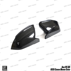 Audi RSQ8 SQ8 Q8 2020-ON with Aftermarket Parts - Mirror Covers Pre-preg Carbon Fiber from Geex Village