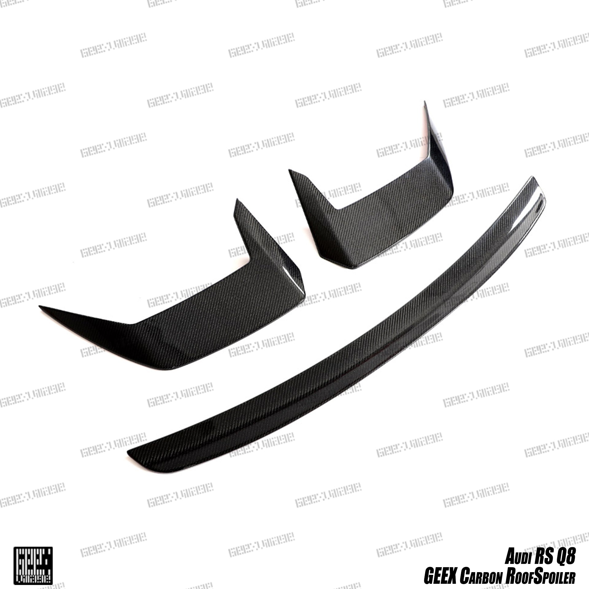 Audi RSQ8 2021-ON with Aftermarket Parts - Rear Roof Spoiler Carbon Fiber from Geex Village
