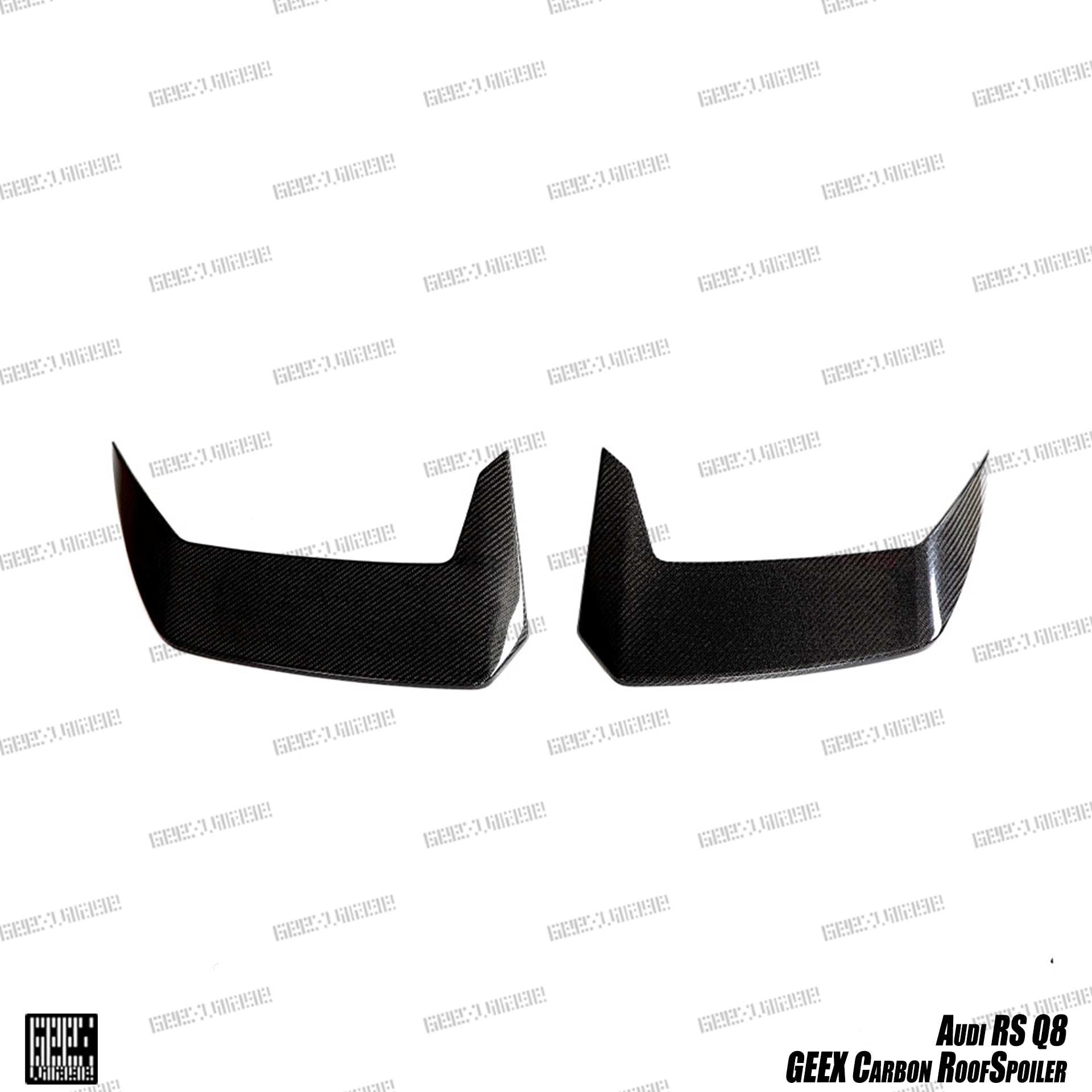 Audi RSQ8 2021-ON with Aftermarket Parts - Rear Roof Spoiler Carbon Fiber from Geex Village

