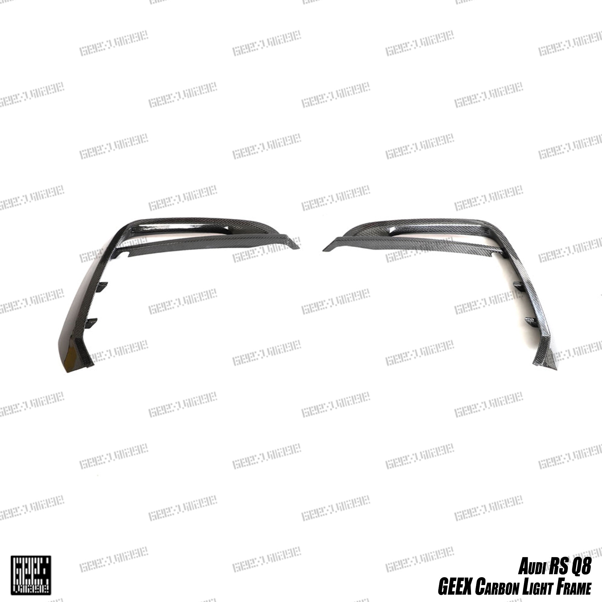 Audi RSQ8 2021-ON with Aftermarket Parts - Upper Valences Carbon Fiber from Geex Village