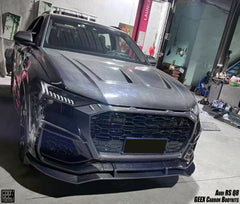 Audi RSQ8 2021-ON with Aftermarket Parts - Upper Valences Carbon Fiber from Geex Village