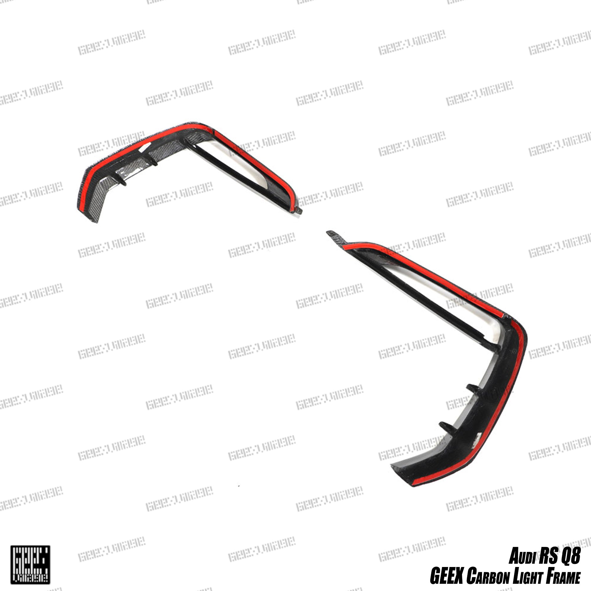 Audi RSQ8 2021-ON with Aftermarket Parts - Upper Valences Carbon Fiber from Geex Village