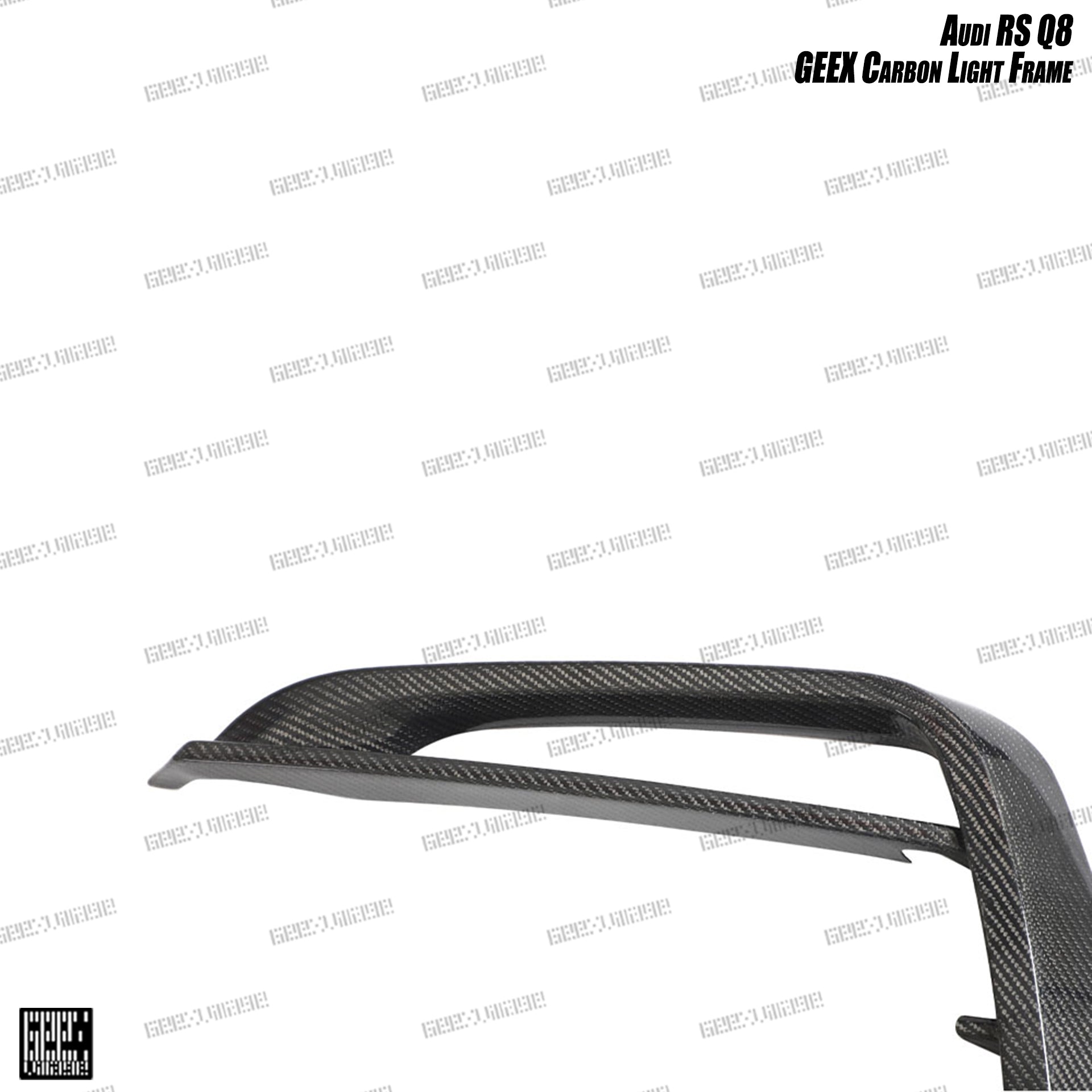 Audi RSQ8 2021-ON with Aftermarket Parts - Upper Valences Carbon Fiber from Geex Village