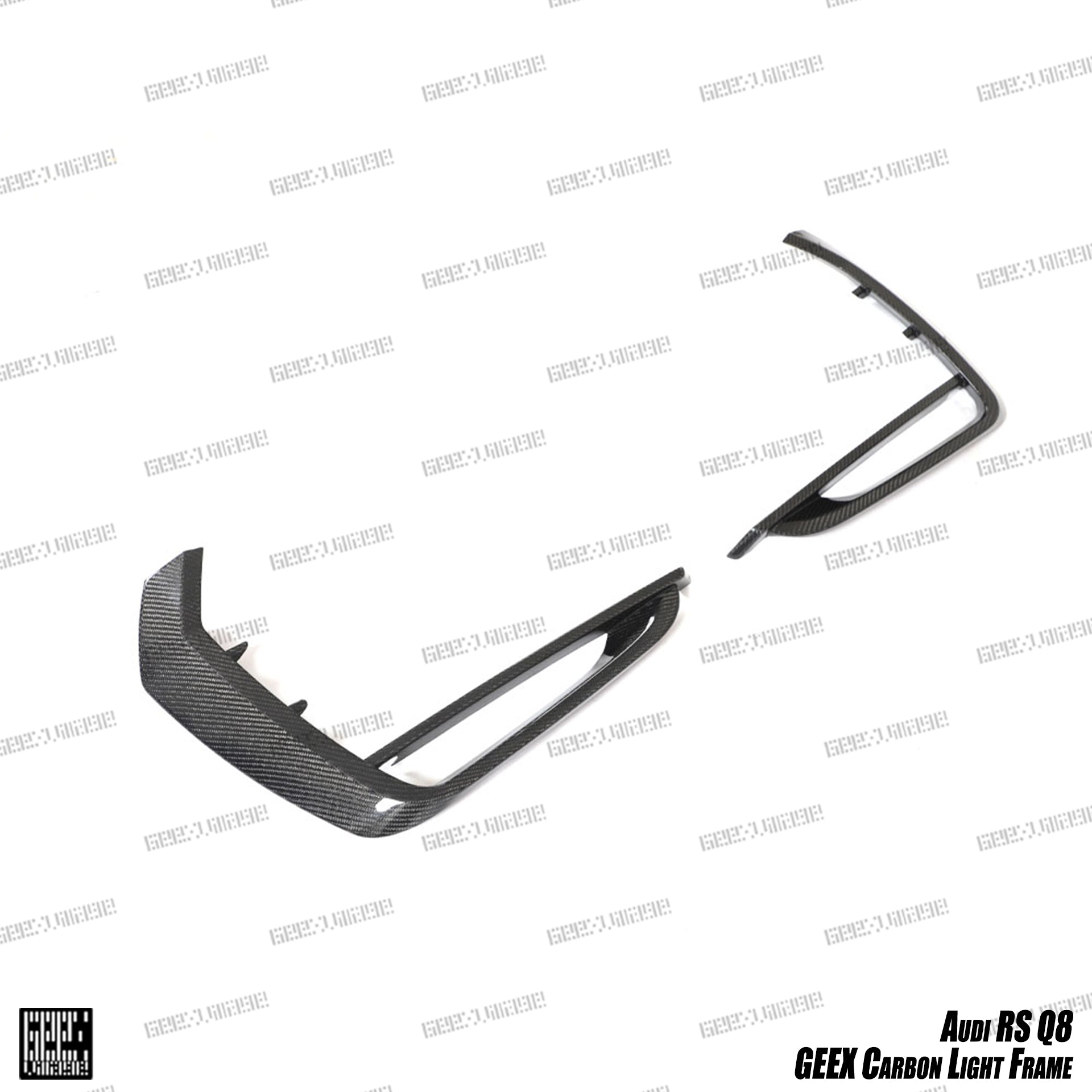 Audi RSQ8 2021-ON with Aftermarket Parts - Upper Valences Carbon Fiber from Geex Village