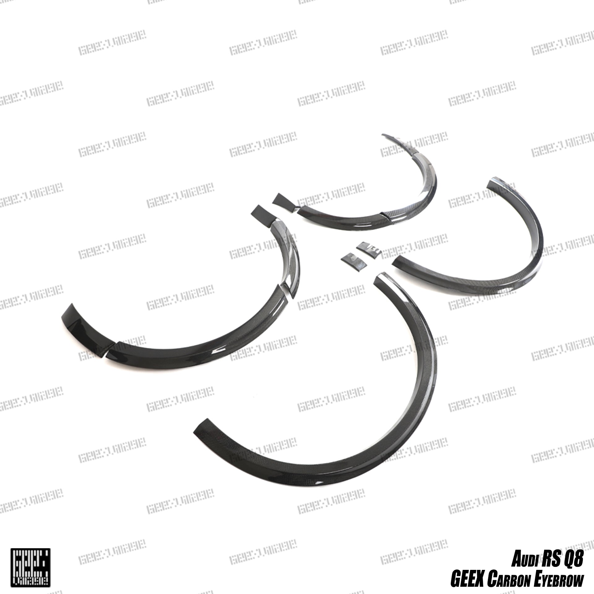 Audi RSQ8 2021-ON with Aftermarket Parts - Wheel Arches Carbon Fiber from Geex Village