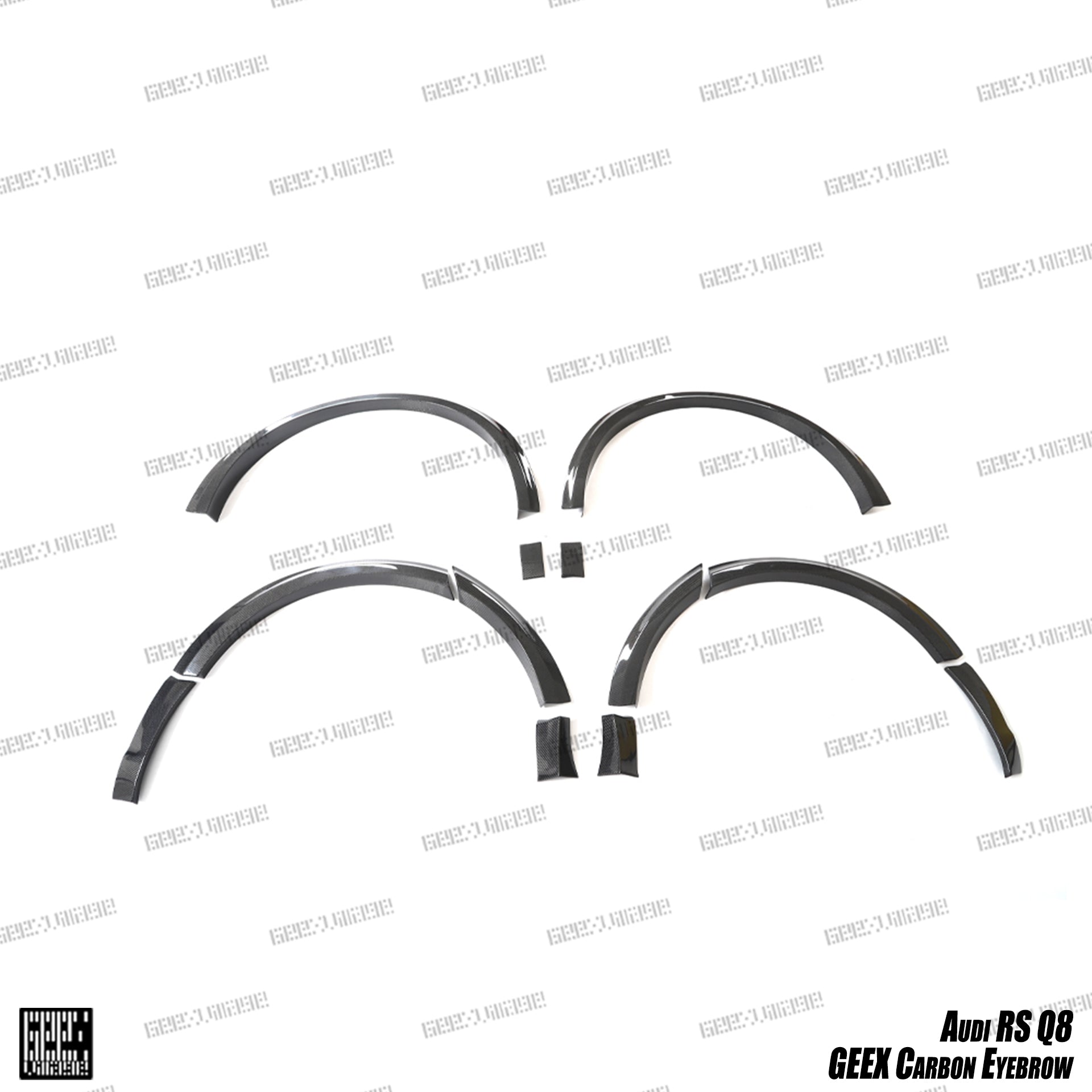 Audi RSQ8 2021-ON with Aftermarket Parts - Wheel Arches Carbon Fiber from Geex Village