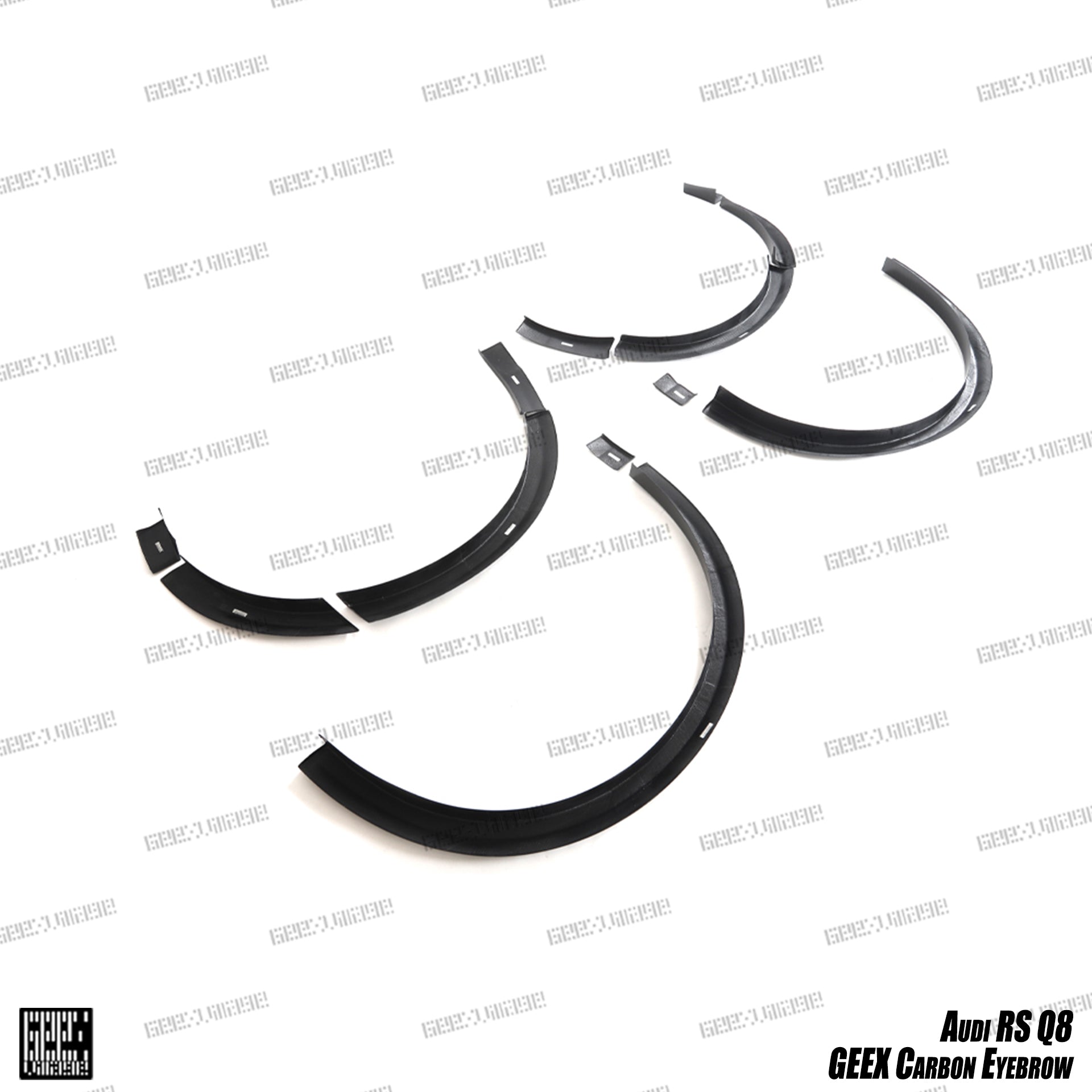 Audi RSQ8 2021-ON with Aftermarket Parts - Wheel Arches Carbon Fiber from Geex Village