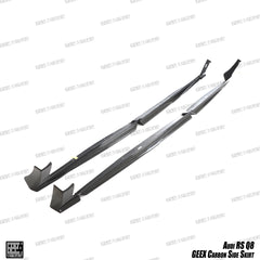 Audi RSQ8 SQ8 Q8 2020-ON with Aftermarket Parts - Side Skirts Carbon Fiber from Geex Village