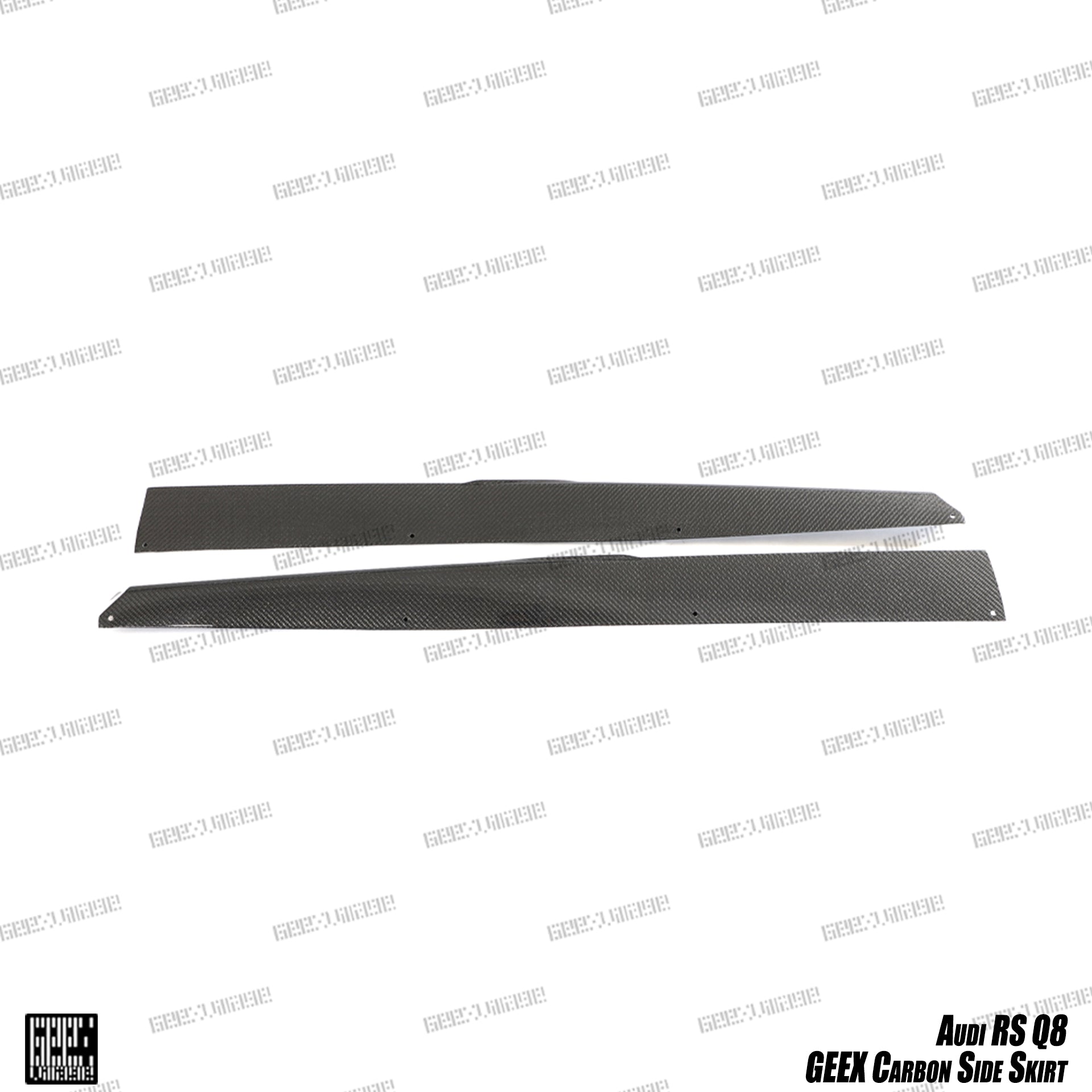 Audi RSQ8 SQ8 Q8 2020-ON with Aftermarket Parts - Side Skirts Carbon Fiber from Geex Village