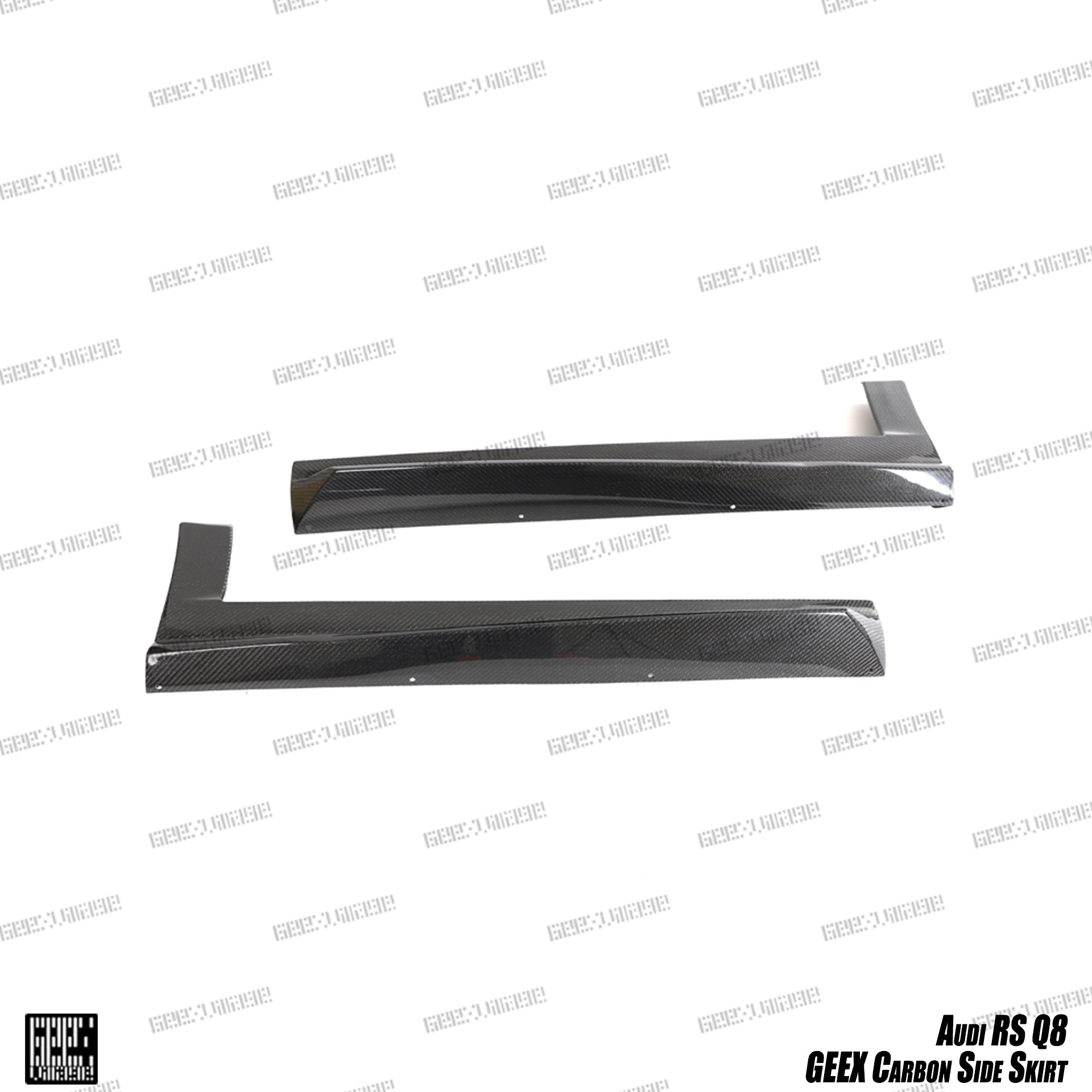 Audi RSQ8 SQ8 Q8 2020-ON with Aftermarket Parts - Side Skirts Carbon Fiber from Geex Village