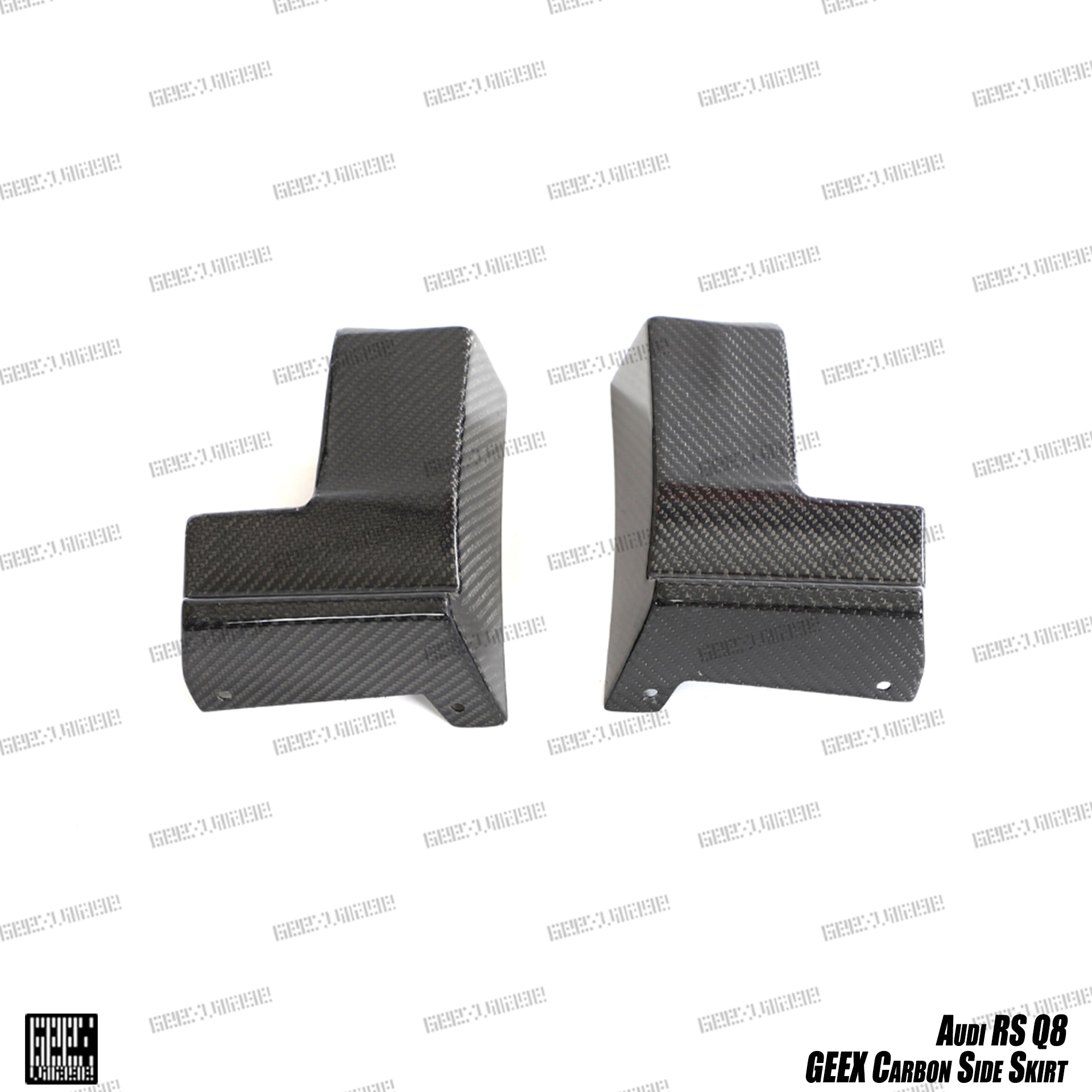 Audi RSQ8 SQ8 Q8 2020-ON with Aftermarket Parts - Side Skirts Carbon Fiber from Geex Village