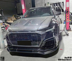Audi RSQ8 2021-ON with Aftermarket Parts - Front Kidney Grill Carbon Fiber from Geex Village