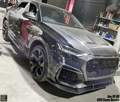 Audi RSQ8 2021-ON with Aftermarket Parts - Front Kidney Grill Carbon Fiber from Geex Village