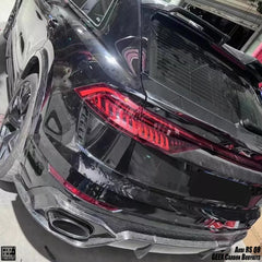 Audi RSQ8 SQ8 Q8 2020-ON with Aftermarket Parts - Rear Hatch Trunk Trim Pre-preg Carbon Fiber from Geex Village