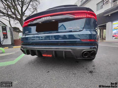 Audi SQ8 Q8 (Exhaust tips not included) 2020-ON with Aftermarket Parts - GC Style Rear Diffuser Pre-preg Carbon Fiber from Geex Village