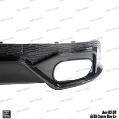 Audi SQ8 Q8 (Exhaust tips not included) 2020-ON with Aftermarket Parts - Rear Diffuser Carbon Fiber from Geex Village