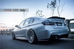BMW 3 Series 340i 335i 330i 328i 320i 318i 335d 330d 325d 320d 318d 316d F30 Sedan 2012 2013 2014 2015 2016 2017 2018 2019 with Aftermarket Parts - Rear Lip Spoiler Carbon Fiber from Geex Village
