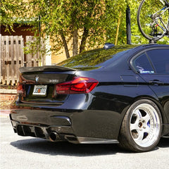 BMW 3 Series 340i 335i 330i 328i 320i 318i 335d 330d 325d 320d 318d 316d F30 Sedan 2012 2013 2014 2015 2016 2017 2018 2019 with Aftermarket Parts - Rear Lip Spoiler Carbon Fiber from Geex Village
