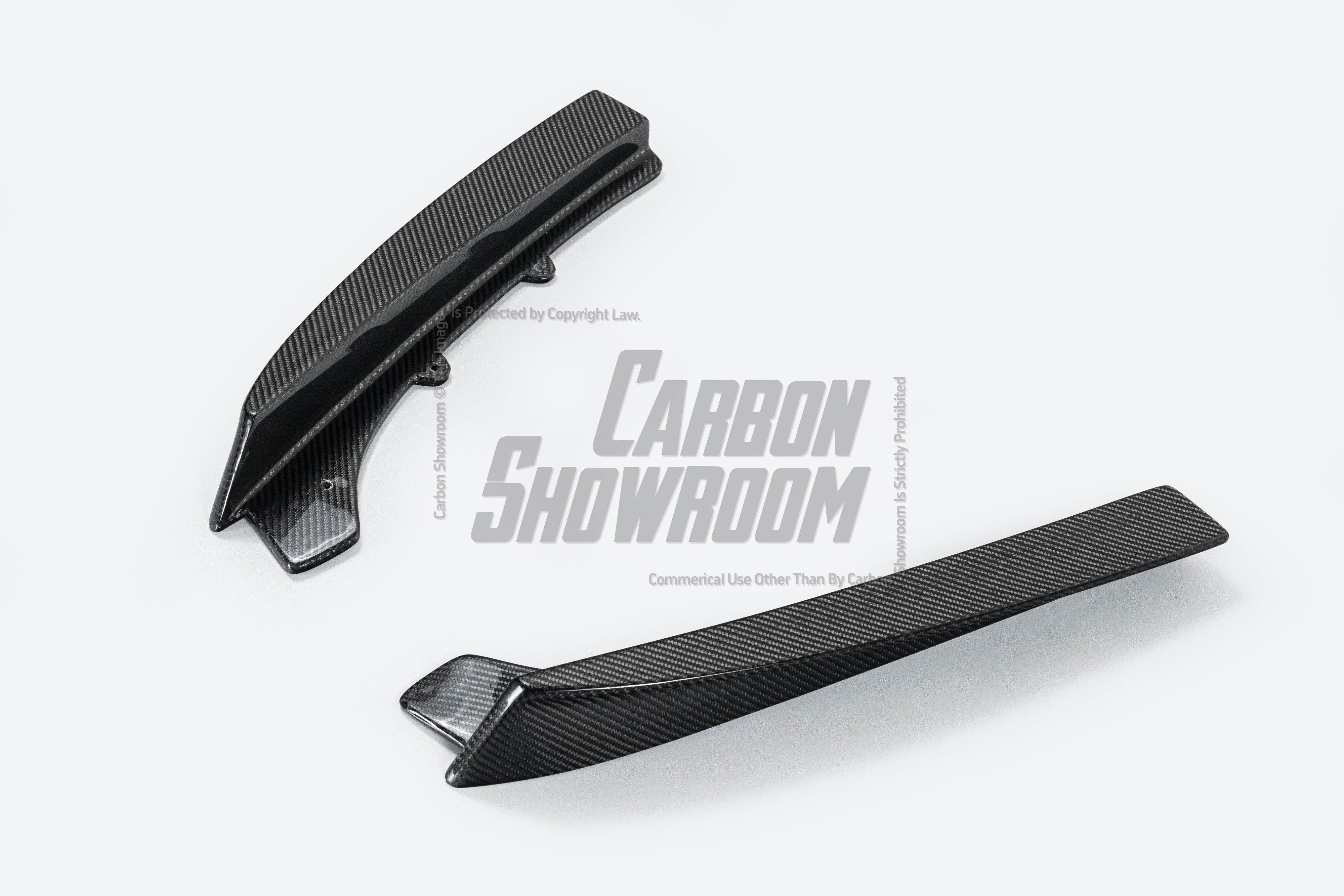 BMW 3 Series M Sport 340i 335i F30 2012 2013 2014 2015 2016 2017 2018 2019 with Aftermarket Parts - Rear Canards Carbon Fiber from Geex Village