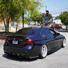 BMW 3 Series M Sport 340i 335i F30 2012 2013 2014 2015 2016 2017 2018 2019 with Aftermarket Parts - Rear Canards Carbon Fiber from Geex Village