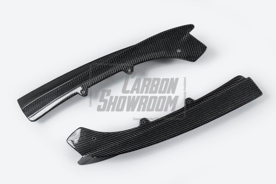 BMW 3 Series M Sport 340i 335i F30 2012 2013 2014 2015 2016 2017 2018 2019 with Aftermarket Parts - Rear Canards Carbon Fiber from Geex Village