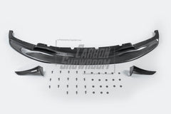 BMW 3 Series M Sport 340i 335i F30 F31 2012 2013 2014 2015 2016 2017 2018 2019 with Aftermarket Parts - V1 Front Lip & Front Side Splitters Carbon Fiber from Geex Village