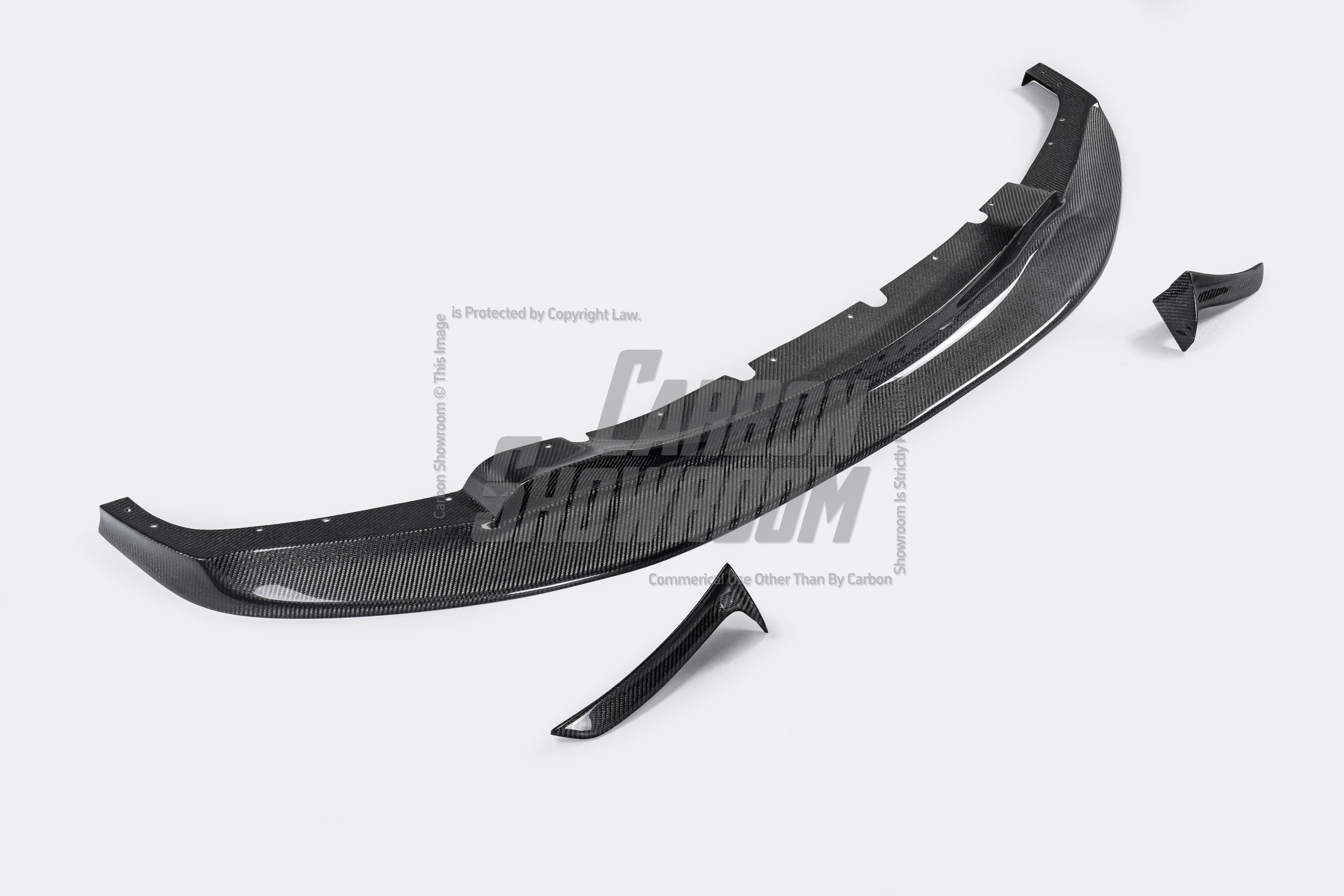BMW 3 Series M Sport 340i 335i F30 F31 2012 2013 2014 2015 2016 2017 2018 2019 with Aftermarket Parts - V1 Front Lip & Front Side Splitters Carbon Fiber from Geex Village
