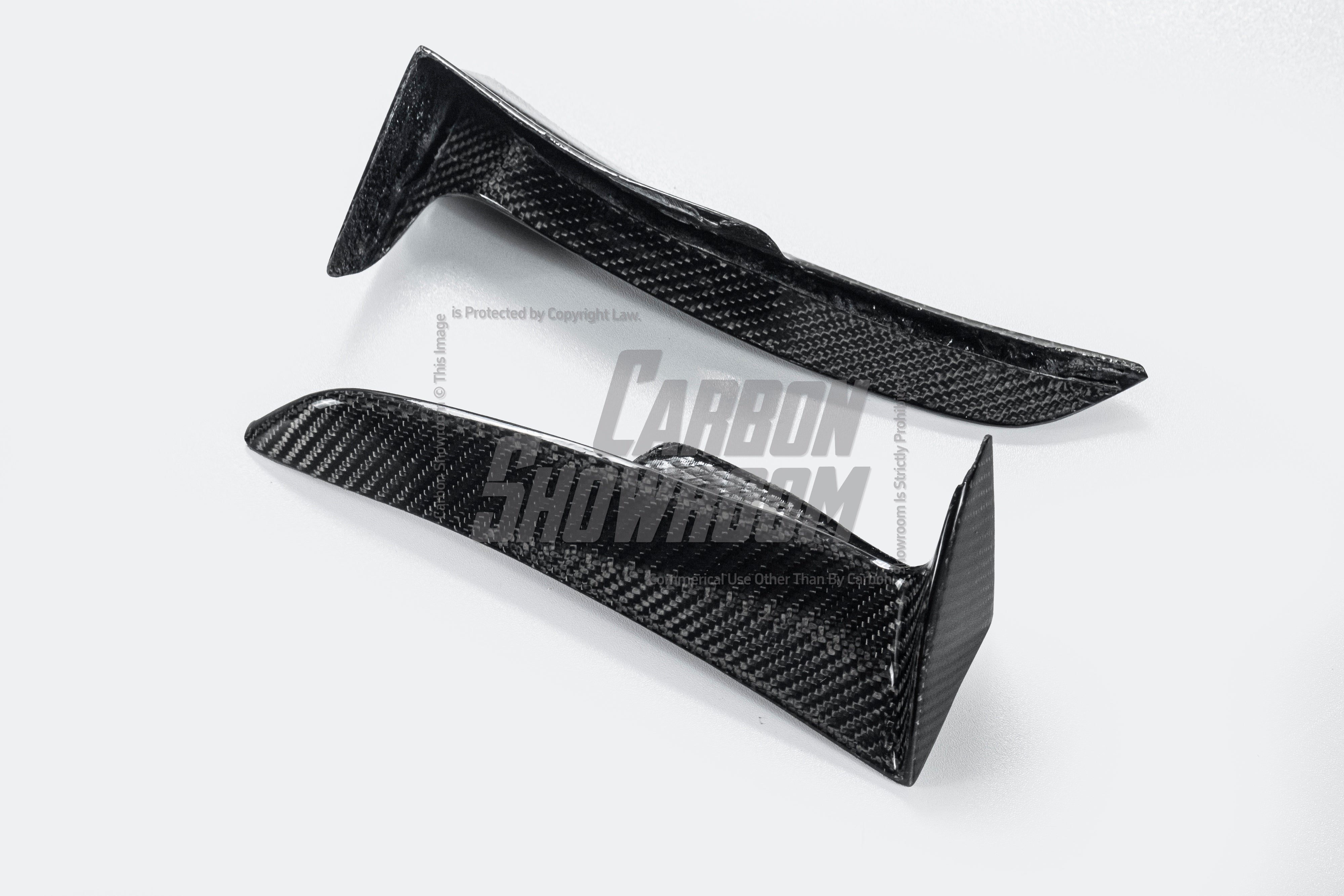 BMW 3 Series M Sport 340i 335i F30 F31 2012 2013 2014 2015 2016 2017 2018 2019 with Aftermarket Parts - V1 Front Lip & Front Side Splitters Carbon Fiber from Geex Village