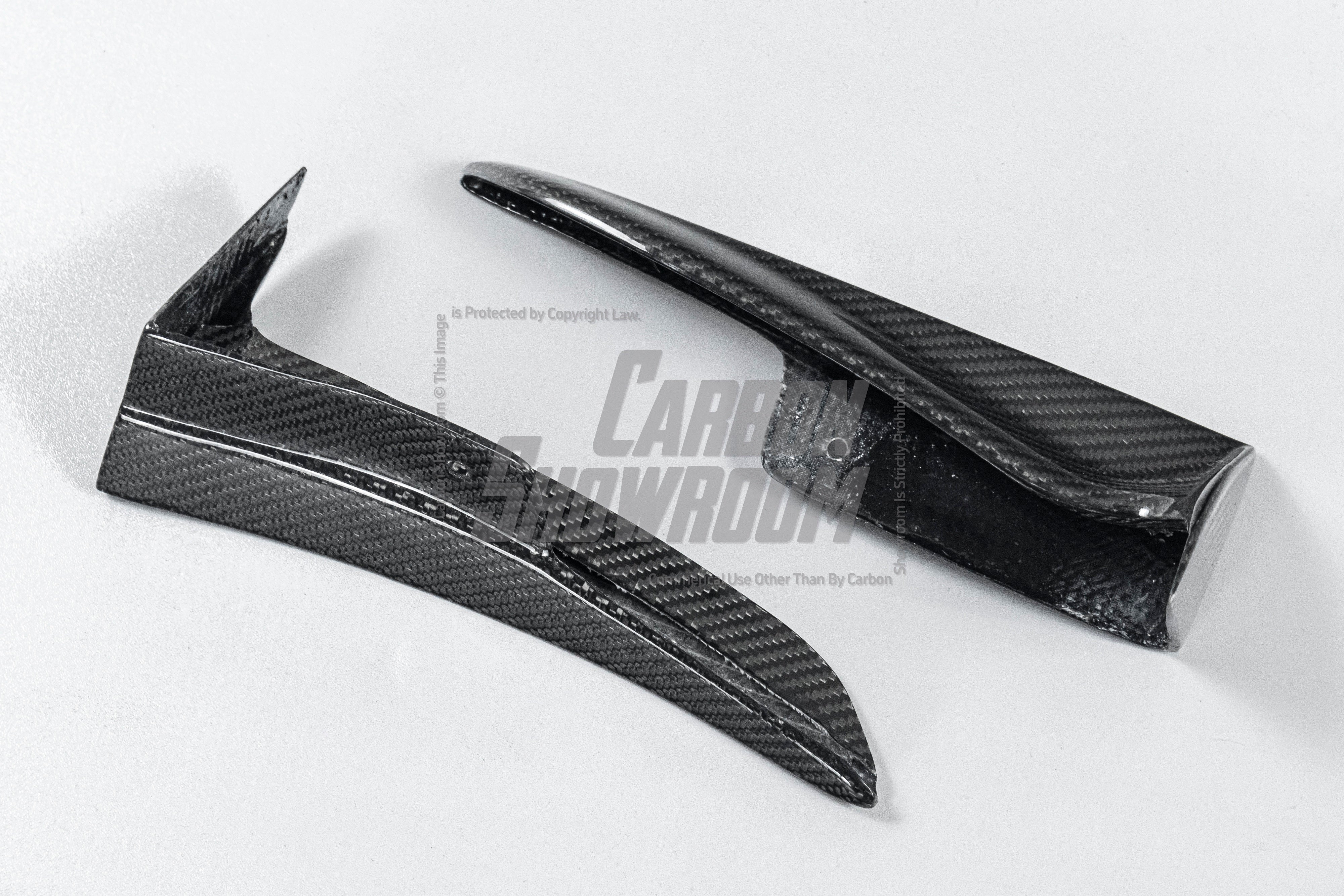 BMW 3 Series M Sport 340i 335i F30 F31 2012 2013 2014 2015 2016 2017 2018 2019 with Aftermarket Parts - V1 Front Lip & Front Side Splitters Carbon Fiber from Geex Village