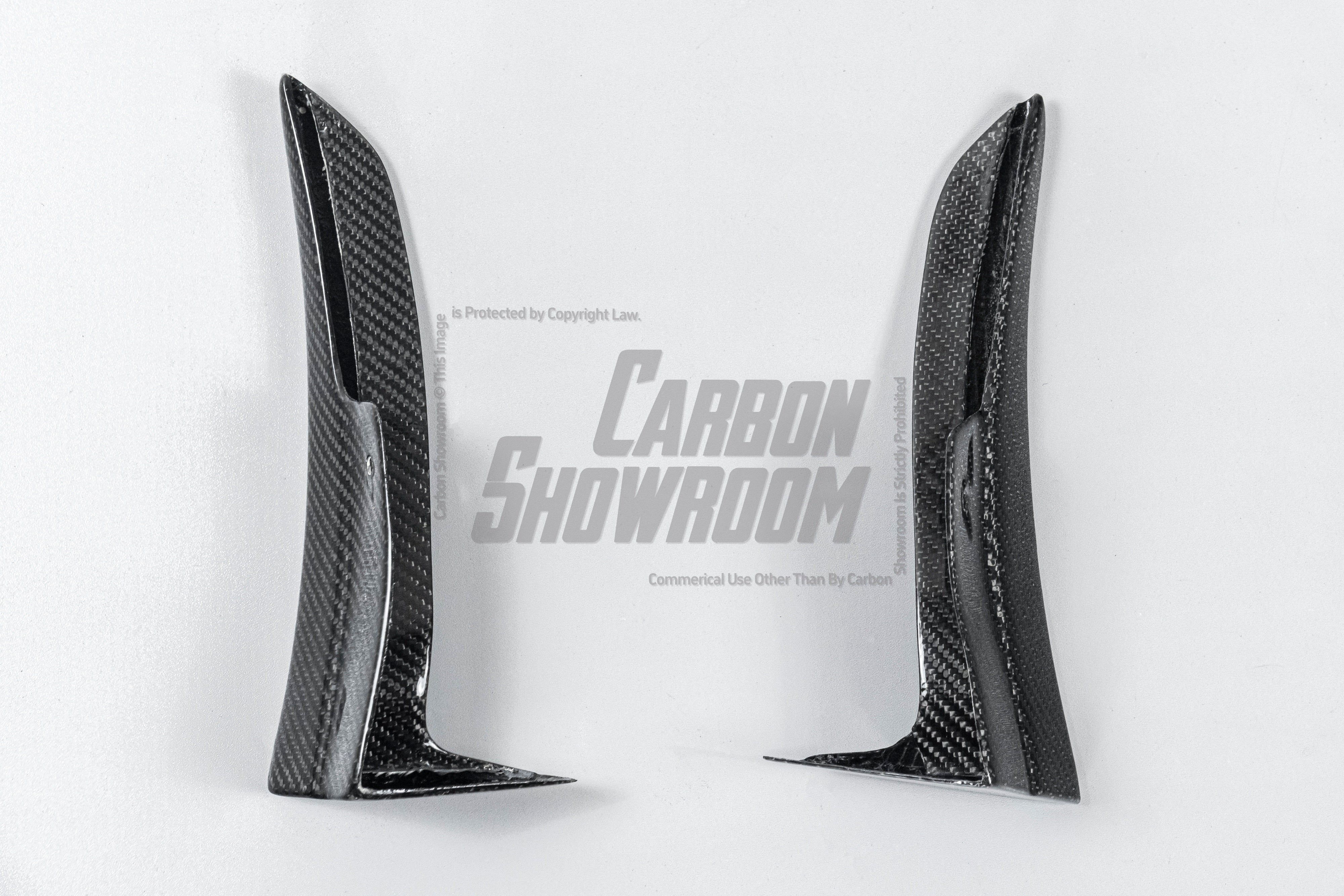 BMW 3 Series M Sport 340i 335i F30 F31 2012 2013 2014 2015 2016 2017 2018 2019 with Aftermarket Parts - V1 Front Lip & Front Side Splitters Carbon Fiber from Geex Village