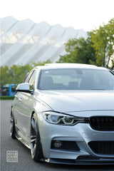 BMW 3 Series M Sport 340i 335i F30 F31 2012 2013 2014 2015 2016 2017 2018 2019 with Aftermarket Parts - V1 Front Lip & Front Side Splitters Carbon Fiber from Geex Village