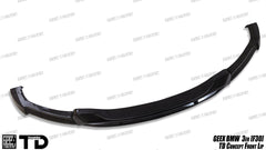 BMW 3 Series M Sport 340i 335i F30 2012 2013 2014 2015 2016 2017 2018 2019 with Aftermarket Parts - V2 Front Bumper Air Diverter Canards & Front Lip Carbon Fiber/FRP from Geex Village